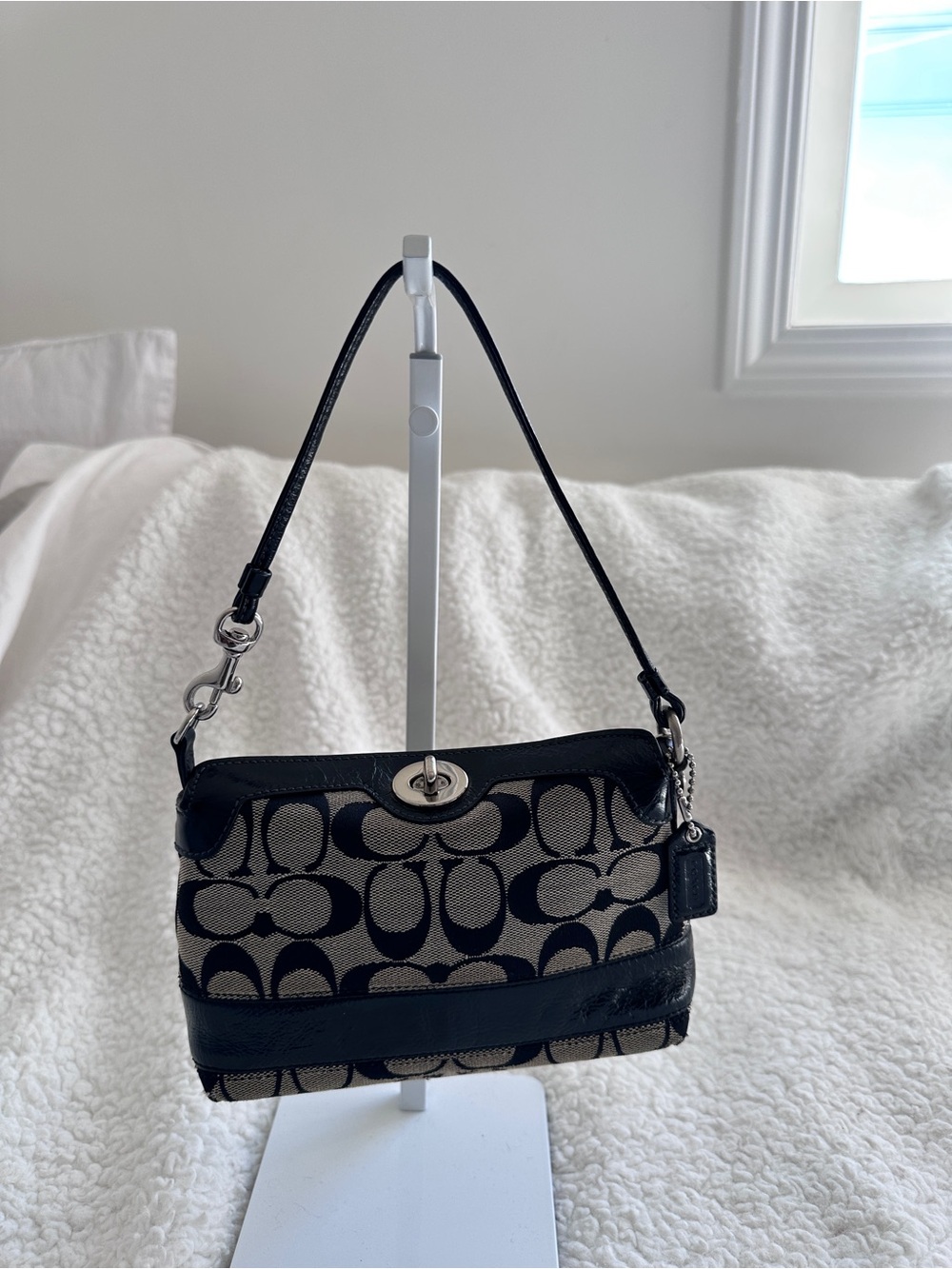 Coach Legacy Top Turnlock Wristlet/Handbag